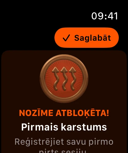 Kopsavilkums uz rokas Apple Watch
