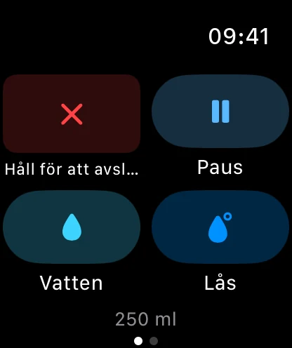 Kontroller och vatten Apple Watch