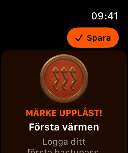Sammanfattning på handleden Apple Watch